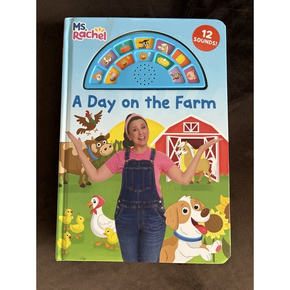Other - A Day on the Farm (Ms. Rachel): An Interactive Sound Book with 12 Sounds Works